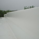 White Roof High Wall Detail